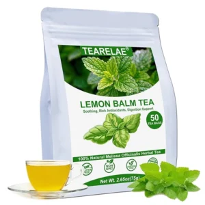 TEARELAE - Lemon Balm Tea Bag - 1.5g X 50 Count - Pure Natural