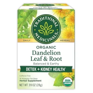 Traditional Medicinals Organic Dandelion Leaf & Root Herbal Tea