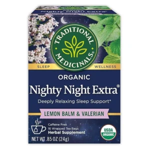 Traditional Medicinals Organic Nighty Night Extra Tea With Valerian